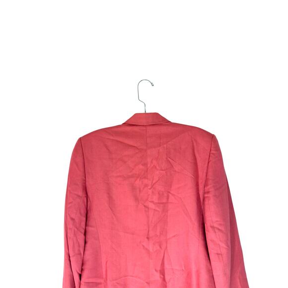 Talbots‎ Blazer Pink Double Breasted Gold Button Vintage Office Work Size 6 - Picture 10 of 14